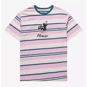 Our Universe Disney Bambi Flower Striped T-Shirt - Size Small
